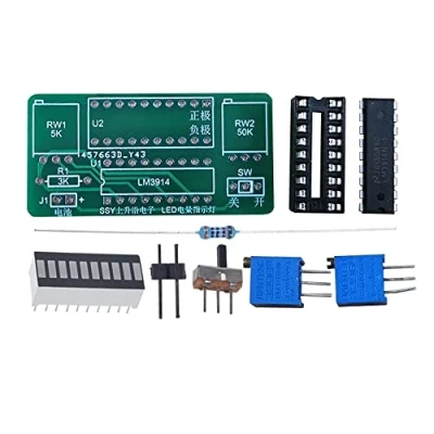 Afbeelding van DIY Kits LM3914 Batterijcapaciteit Weergavemodule Tester LED display bord, batterijniveau indicator, soldeerkit, 2,4 20 V batterij verkrijgbaar