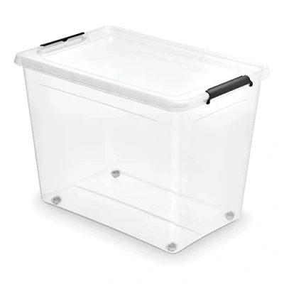 Afbeelding van Orplast Opbergbox SimpleStore 80 liter rolbaar