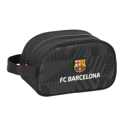 Afbeelding van Safta F.C. Barcelona Black Toilettas voor kinderen, middelgroot met handvat, kindertoilettas, aanpasbaar aan de wagen, eenvoudige reiniging, comfortabel en veelzijdig, kwaliteit duurzaamheid, 26