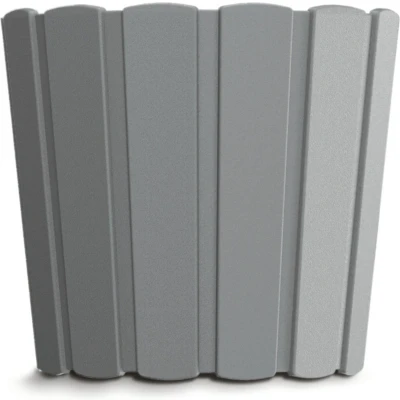 Afbeelding van Prosperplast plantenpot/bloempot kunststof steengrijs D24 x H22 cm Plantenpotten