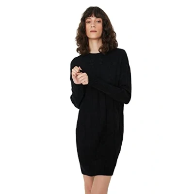 Afbeelding van Trendyol Jurk Zwart Standard S Zwart,