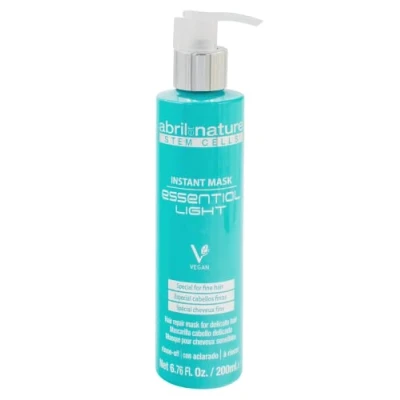 Afbeelding van abril et nature Professionele Haargelaatsmasker Essential Light Fijn, Delicaat en/of Bedekt Haar Oxygeneert en Verjongt Verzwaart Niet Volume Effect Haarmasker 200 ml