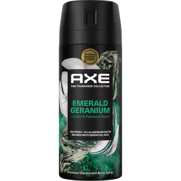 Afbeelding van AXE Deodorant bodyspray kenobi green geranium 150 Milliliter