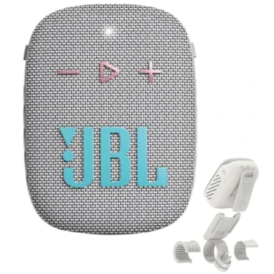 Afbeelding van JBL Wind 3S Draagbare Mini Bluetooth Speaker Waterdicht met gratis Handlebar mount Grijs