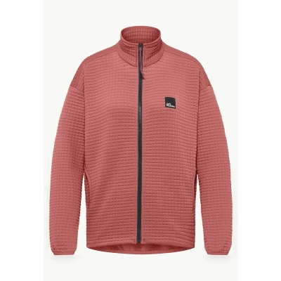 Afbeelding van Jack Wolfskin Mogari Sweater met rits, Dames, Maat: Medium, Mineral red