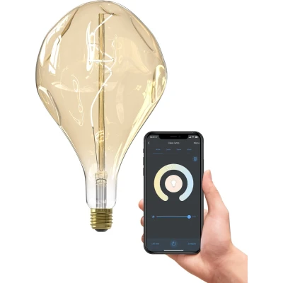 Afbeelding van Slimme lamp E27 Calex Smart Home Kogel (LED, 6W, 280lm, 2000K, Dimbaar, Goud)