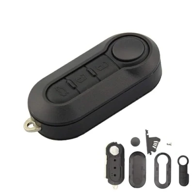 Afbeelding van 3 Knoppen Flip Vouwen Autosleutel Shell Voor Fiat 500 Punto Ducato Stilo Panda Afstandsbediening Auto Sleutel Pad Case Cover Fob SIP22