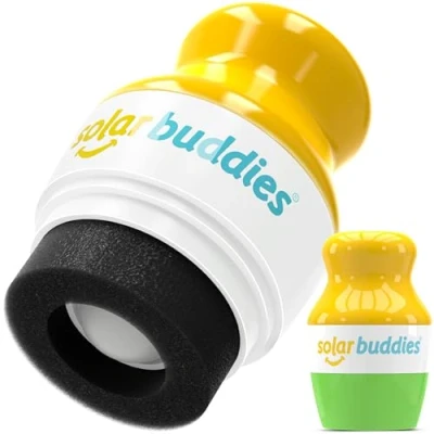 Afbeelding van Solar Buddies Zonnebrandcrème Applicator Enkele groene Herbruikbare roll on sponsapplicator voor zonnebrandcrème, zonnebrand en lotion kinderen, volwassenen gezinnen Bevat 100 ml