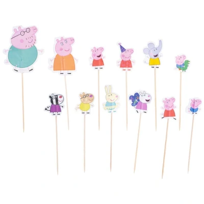 Afbeelding van Dr.Oetker Peppa Pig Taartprikkers 24st.