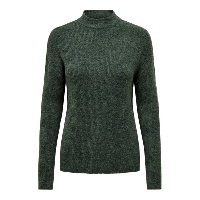 Afbeelding van ONLY Camilla Oneck L/S Trui, Dames, Maat: XS, Pine grove