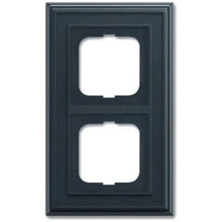 Afbeelding van Abb busch jaeger afdekraam 2 voudig dynasty antraciet 2cka001754a4679