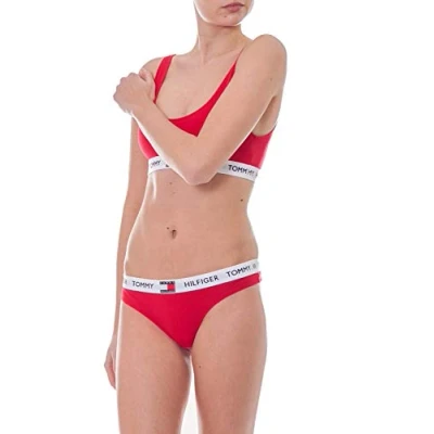 Afbeelding van Tommy Hilfiger String, Dames, Maat: Small, Tango red