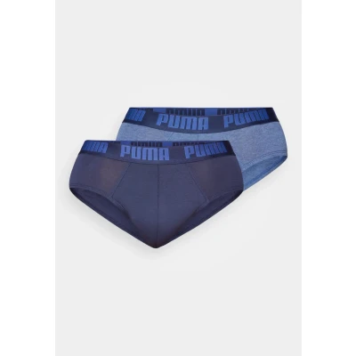 Afbeelding van Puma MEN Everyday Brief 2 PACK Slip, Heren, Maat: Small, Denim
