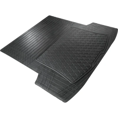 Afbeelding van Kofferbakmat Safeguard, afmeting L 130 x 120 cm, universele op maat gesneden rubbermat, kofferbakbescherming, anti slip mat