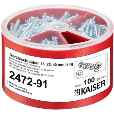 Afbeelding van Kaiser Gereedschapsschroefdoos 2472 91 100 stuks