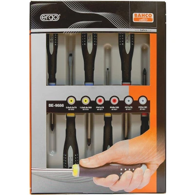 Afbeelding van Bahco schroevendraaierset ergo 988 set be 9886