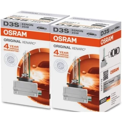 Afbeelding van Osram 66340HBI Xenarc 35W D3S PK32D 5 4600K HID Xenon Light Bulb (2 Pack)