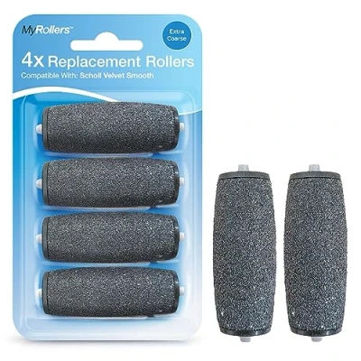 Afbeelding van My Rollers Minerale Reservewielen Extra Grof voor Scholl Velvet Smooth, 4 pack