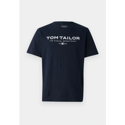 Afbeelding van TOM Tailor Tshirt print, Heren, Maat: Small, Sky captain blue
