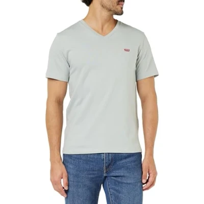 Afbeelding van Levi&#039;s Original Vneck Tshirt basic, Heren, Maat: XS, Belgian block