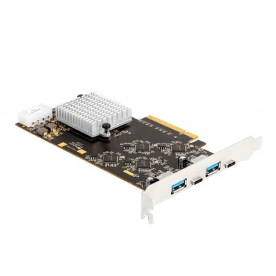Afbeelding van Delock PCI Express x8 Karte mit 2 x USB 20 Gbps Type C™ Buchse u