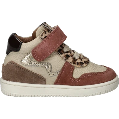 Afbeelding van Develab leren sneakers oudroze