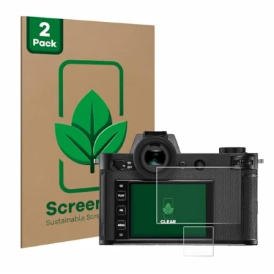 Afbeelding van ScreenLeaf Screenprotector voor Leica SL2 S Duurzame schermbescherming Folie Beschermfolie transparant (2 Stuks)