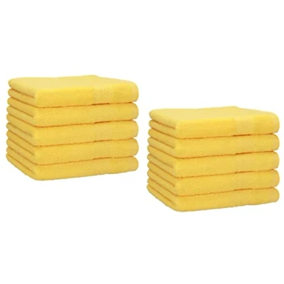 Afbeelding van Betz Set van 10 premium gastendoekjes gezichtsdoekjesset handdoekenset handhanddoeken 30 x 50 cm Sapinggroen
