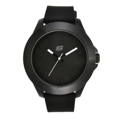 Afbeelding van Skechers Horloge voor heren, Quartz uurwerk met siliconen, polyurethaan, lederen of roestvrij stalen band,Grafiet,50MM