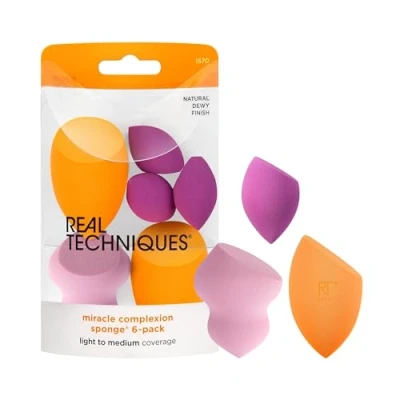 Afbeelding van Real Techniques 6 Miracle Sponges Make up spons