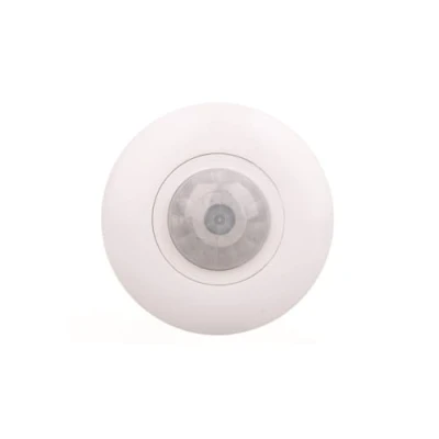 Afbeelding van Bewegingssensor binnen voor lamp Bewegingsmelder plafond Doorgangsmelder 2000 Lux Motion sensor 360 Wit