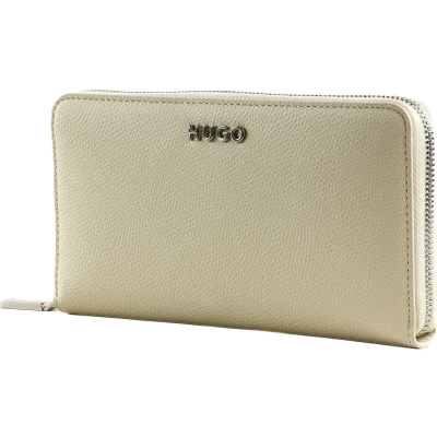 Afbeelding van HUGO Chris Ziparound Portemonnee, Dames, Maat: One Size, Open white