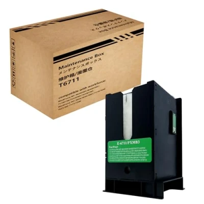 Afbeelding van F INK E 6711 Onderhoudskist Compatibel met Epson T6711 en C13T671100 Inktonderhoudsdoos