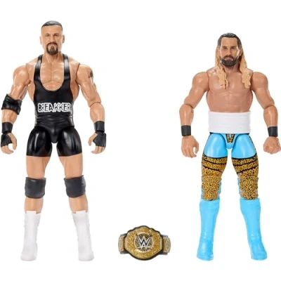 Afbeelding van Mattel WWE Main Event Showdown Bron Breakker vs Seth &#039;Freakin&#039; Rollins 2 Pack