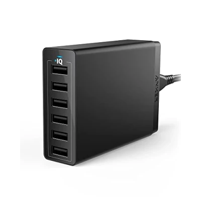 Afbeelding van Anker PowerPort 6 USB Snellader 12W Zwart