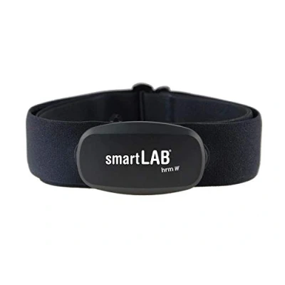 Afbeelding van smartLAB hrm W hartslagmeter, ECG nauwkeurige hartslagband met borstband bluetooth en ANT+, compatibel Garmin Wahoo Polar Apple Watch Runtastic Pro Strava TomTom Endommondo, zwart