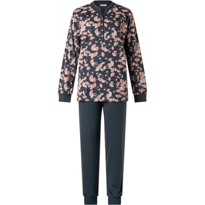 Afbeelding van Lunatex Dames Pyjama Interlock Allover Maat XL