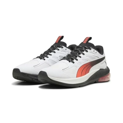 Afbeelding van Puma Heren X Cell Lightspeed Road hardloopschoen, Wit gloeiend rood, 13 UK, 48.5 EU