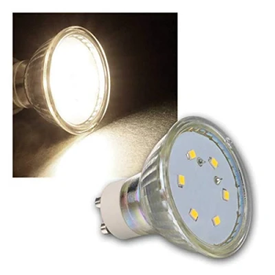 Afbeelding van Set van 5 LED spots ET 10, GU10, 230V/ 3W, 250lm, daglicht