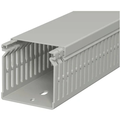 Afbeelding van Obo lk4 bedradingskoker bodemperforatie hxbxl 60x60x2000mm sleuafstand 12 5mm sleubreedte steengrijs ral7030 6178207