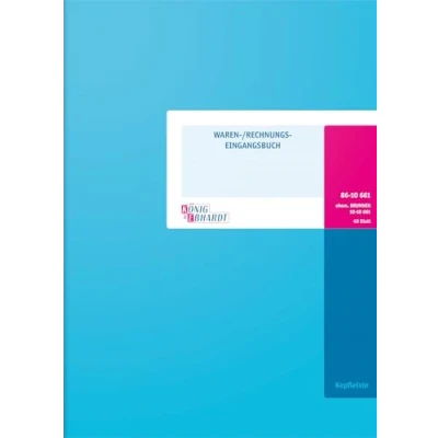 Afbeelding van König &amp; Ebhardt, Formulier, K™NIG EBHARDT Goederen en facturenbonnenboek, DIN A4 (40 x)