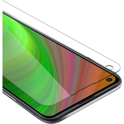 Afbeelding van Cadorabo Screenprotector geschikt voor Huawei P40 LITE E Pantser film Beschermende in KRISTALHELDER Geharde (Tempered) display beschermglas 9H hardheid met 3D Touch