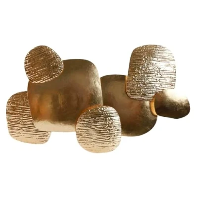 Afbeelding van Wanddecoratie Home ESPRIT Gouden Modern 80 x 6,5 48 cm