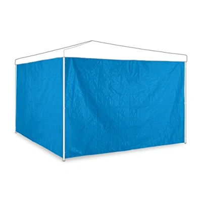 Afbeelding van Relaxdays partytent zijwand 2 stuks 3x2m PE &amp; PVC zijkant zeil