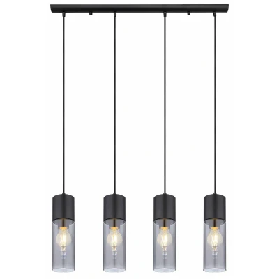 Afbeelding van Globo hanglamp Annika zwart metaal 21000 4HB