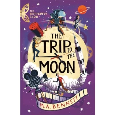 Afbeelding van the Butterfly Club: Trip to Moon: Book 4 A time travelling adventure