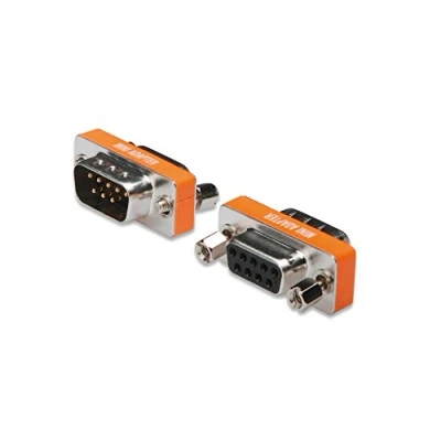 Afbeelding van Digitus ZERO MODEM ADAPTER D SUB9 METAL HOUSING M/F VGA (D Sub) Oranje, Zilver