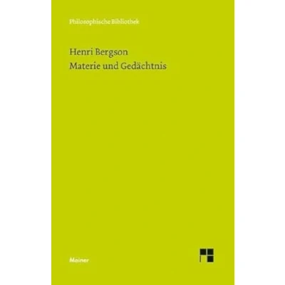 Afbeelding van Materie und Gedächtnis: Versuch über die Beziehung zwischen Körper Geist: 664
