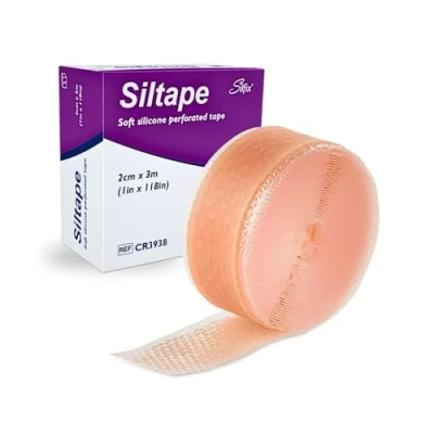 Afbeelding van SILTAPE Siliconen band geperforeerd 2 cm x 3 m