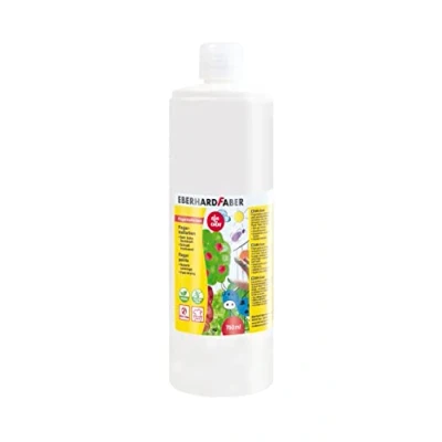 Afbeelding van Eberhard Faber 578901 Vingerverf EFA Colour, wit, 750 ml, sneldrogend en afwasbaar